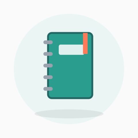 A5 Hardcover Dotted Notebook